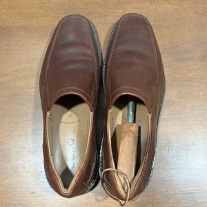 Ecco Men’s shoes. Brown leather. Size 45. Shocknpoint rubber sole.